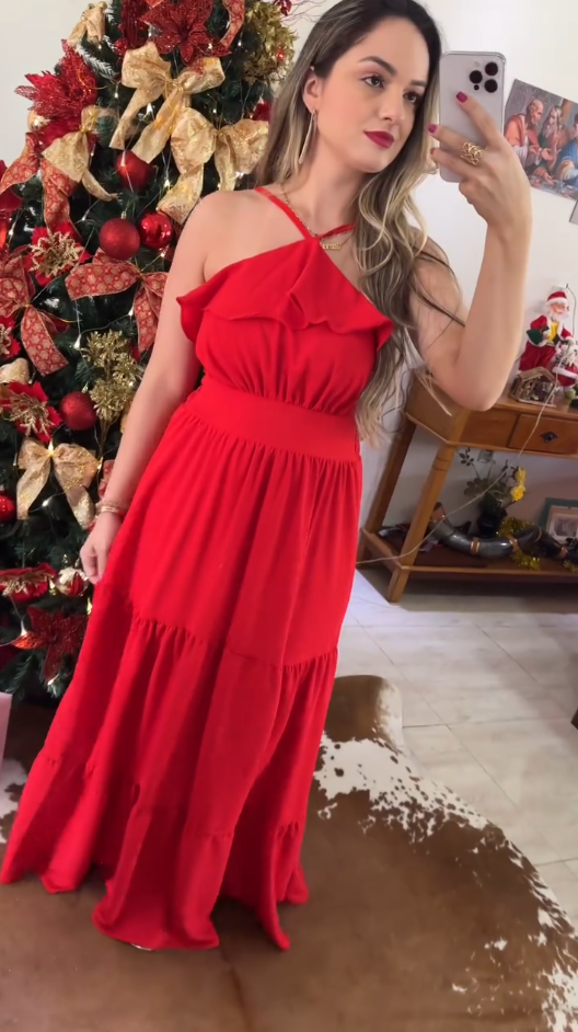 Vestido Natal Dália