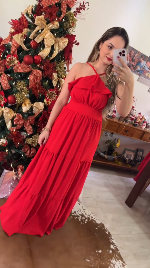 Vestido Natal Dália