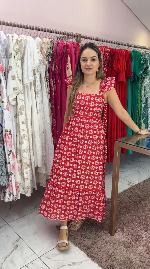 Vestido Natal Tulipa