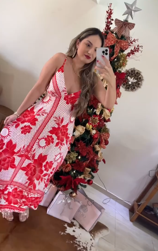 Vestido Natal Camélia