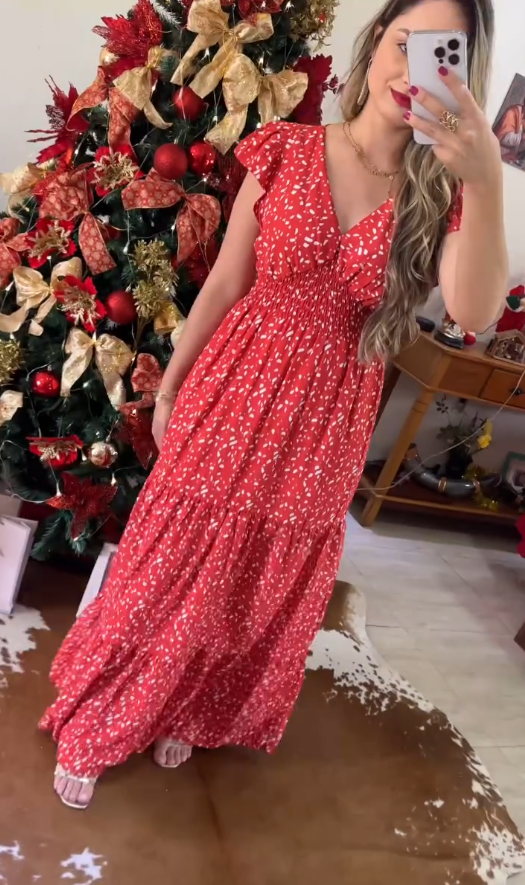 Vestido Natal Anêmona