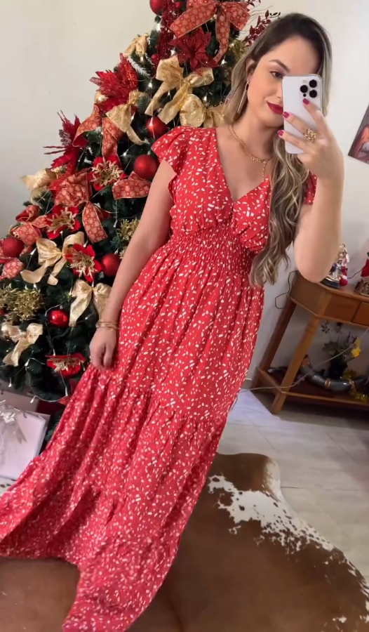 Vestido Natal Anêmona