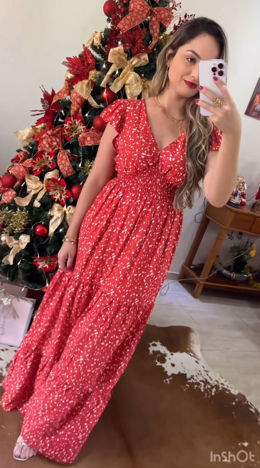 Vestido Natal Anêmona