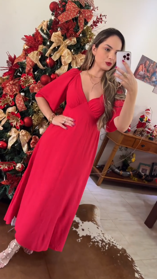 Vestido Natal Papoula