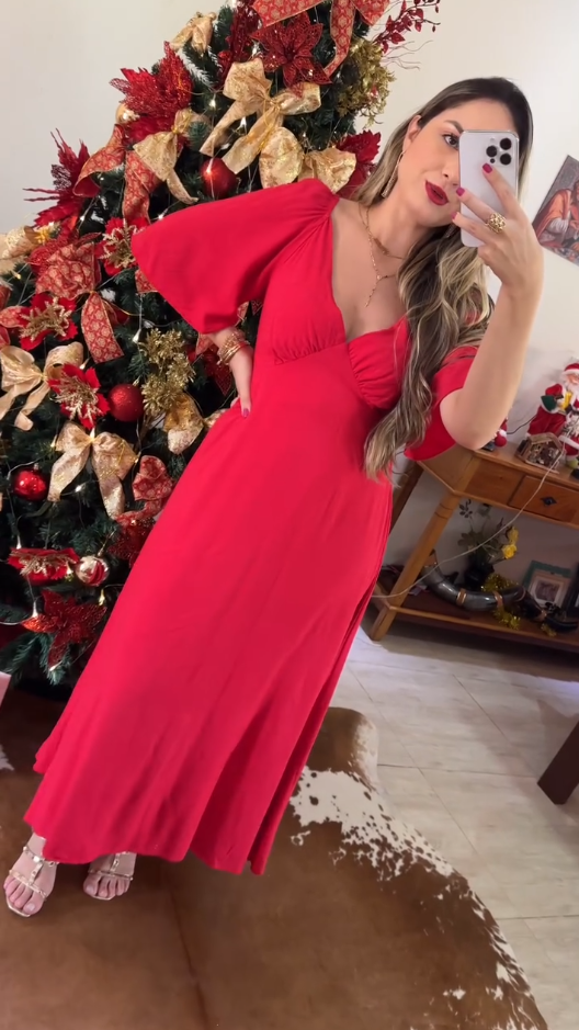 Vestido Natal Papoula