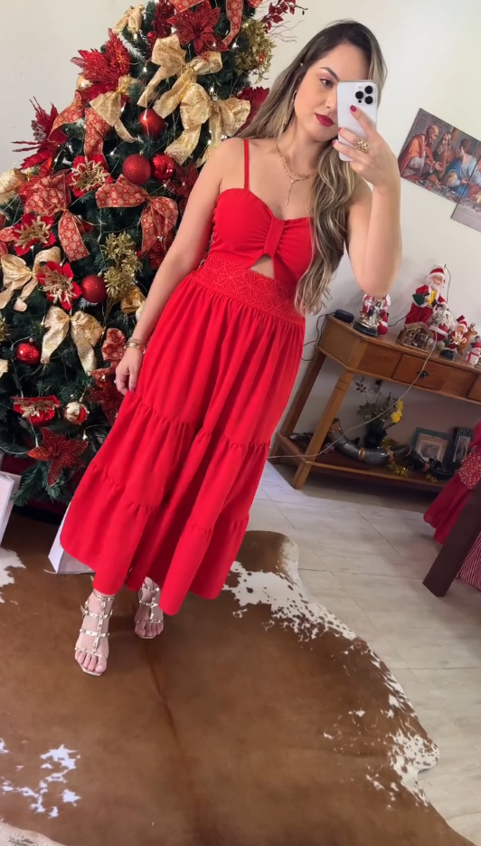 Vestido Natal Amarílis