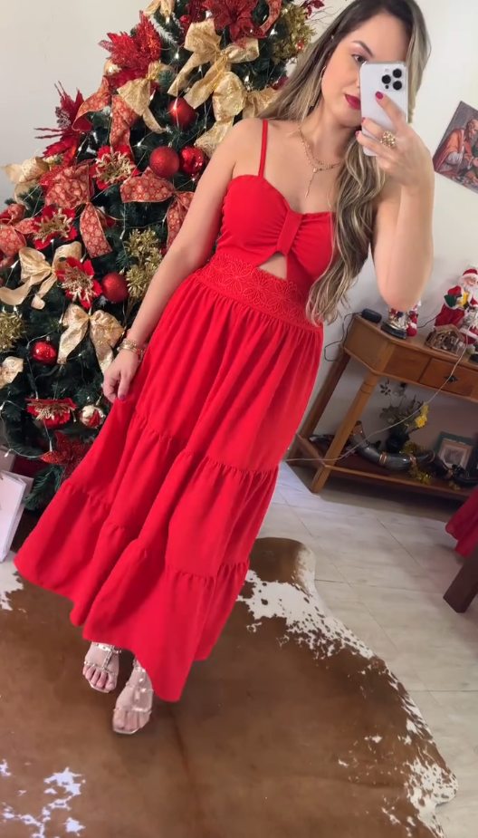 Vestido Natal Amarílis