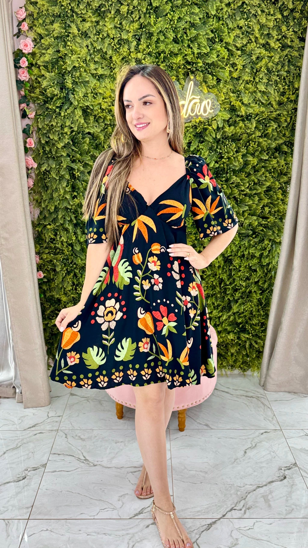 Vestido Estela Curto